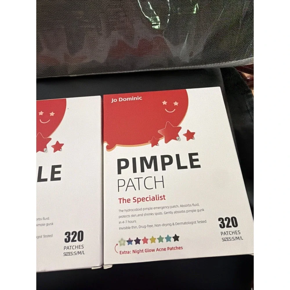 320 Counts Cute & Fashion Stars Pimple Patches for Face, Hydrocolloid Acne Pa...